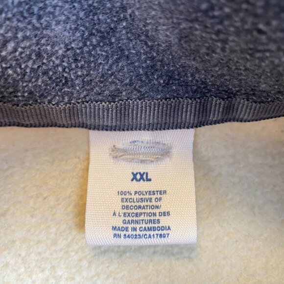 Old Navy Women's Vest XXL Fleece Full Zip Pockets Cozy Outdoors Sleeveless Beige - Picture 3 of 9